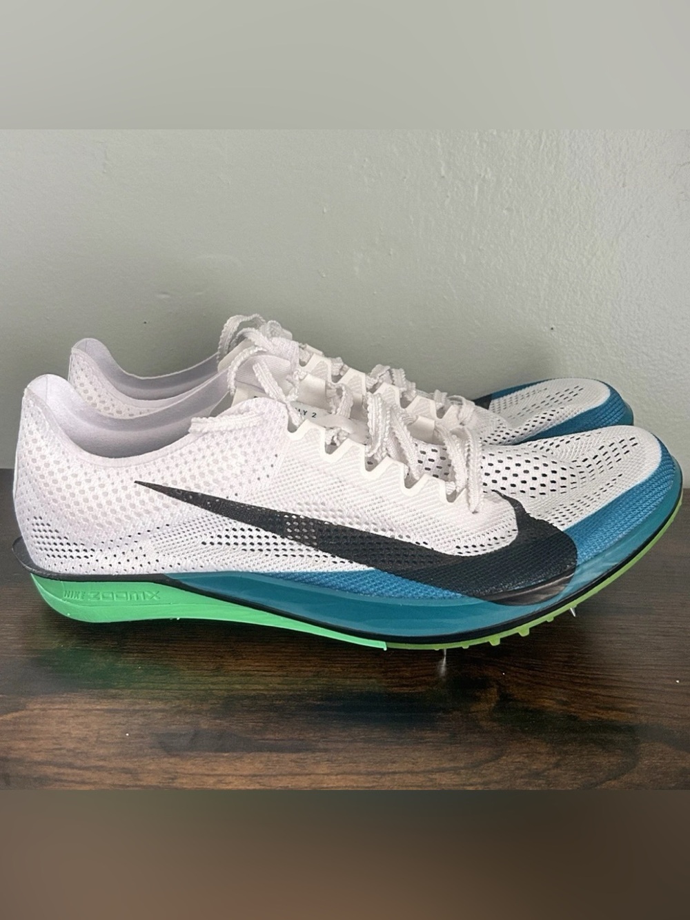 Nike ZoomX Dragonfly 2 Elite Bright Spruce Track Spikes Mens Size 6.5 FZ9315-102